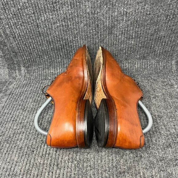 Allen Edmonds Delray Split Oxford Dress Shoes Brown Leather Mens Size 8.5 D - Picture 5 of 9